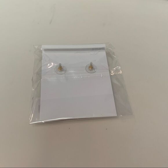 Baublebar Krystal Druzy Drop Earrings - Blush/Gray - NWT - Picture 4 of 4